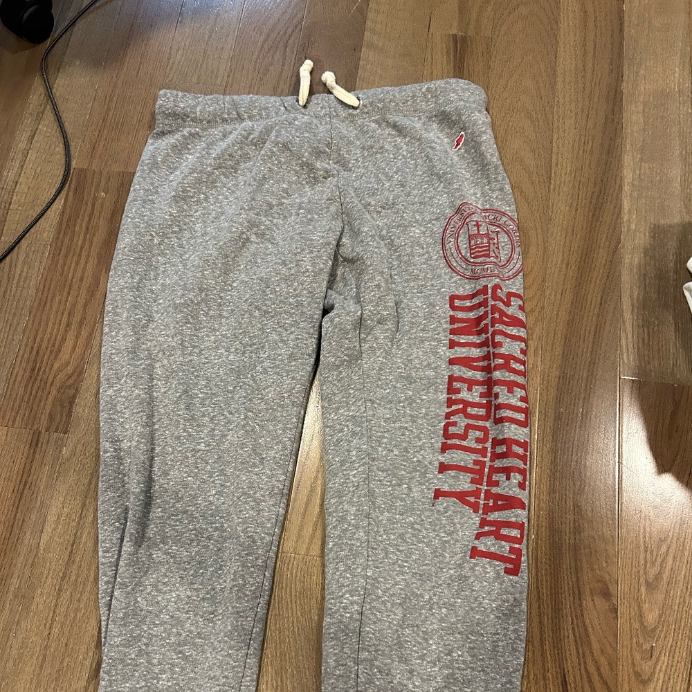 Grey Sacred Heart Joggers Size M